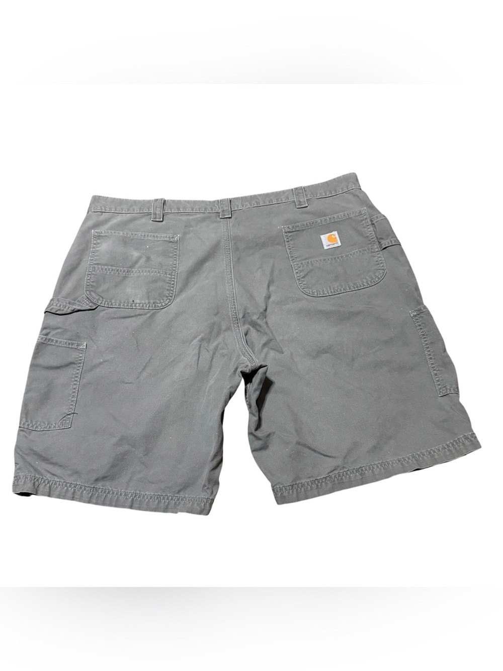Carhartt Shorts Mens 44 Gray B147 FAT Original Fit Carpenter Workwear Outdoor